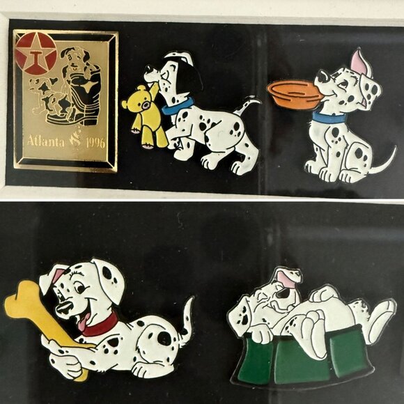 Framed Disney 101 Dalmatians Pin Collection Wall Art Over 40 Pins Display OOAK - Picture 10 of 15